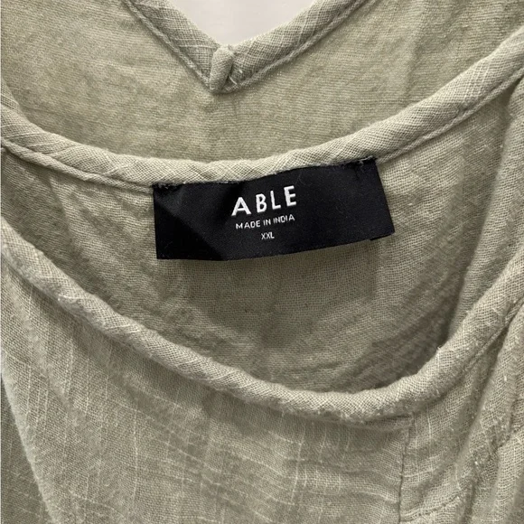 Able Sage Green Maxi Dress size XXL - Picture 2 of 6